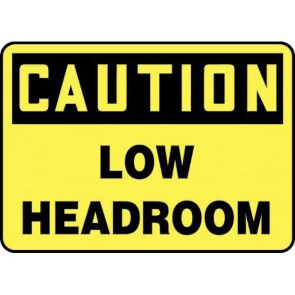 Accuform OSHA WARNING SAFETY SIGN LOW FRMECR306VP FRMECR306VP - main